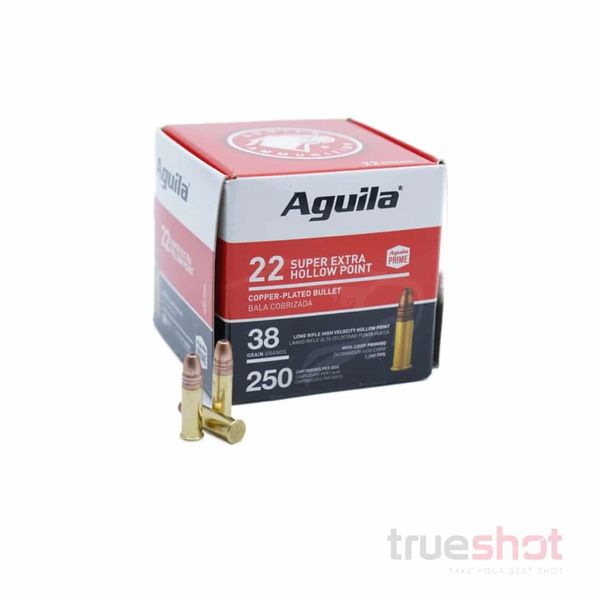 .22 LONG RIFLE – 38 GRAIN – CP HVHP – BULK PACK - AGUILA – SUPER EXTRA