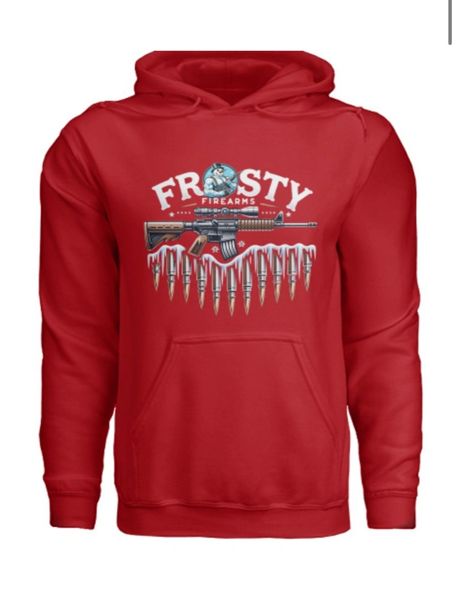 Frosty Firearms Hoodie (Red)