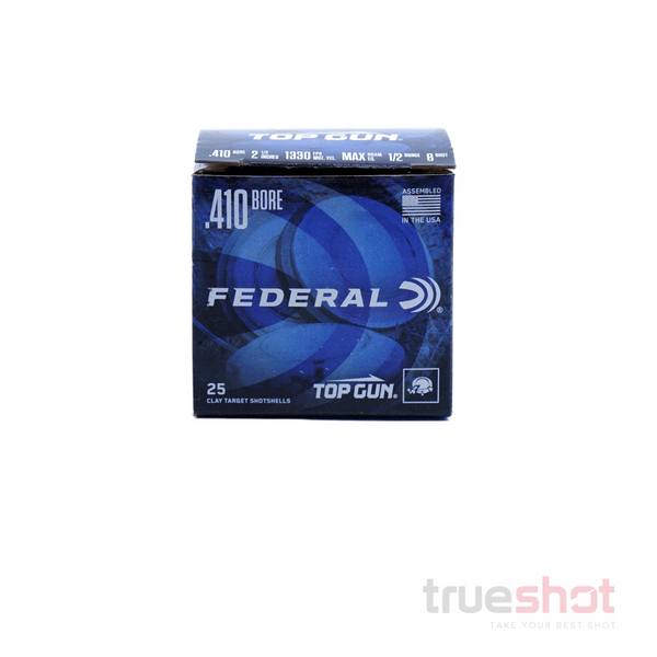 .410 Gauge – #8 Shot – 2.5” – 1/2 oz. – 1330 FPS - Federal – Top Gun Sporting