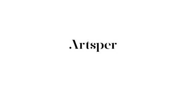 Minimalist black background with the word 'Artsper' in stylish white font.