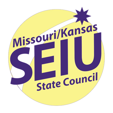 Missouri/Kansas SEIU State Council logo.