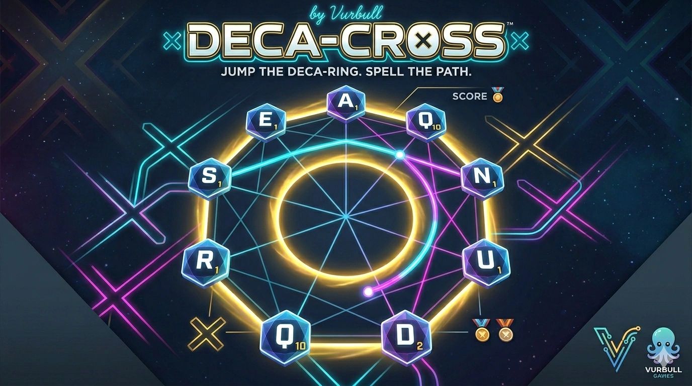 Deca cross word game by vurbull