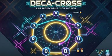Deca cross game logo by vurbull games 
