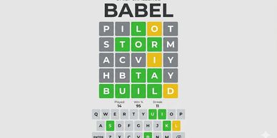Babel daily word game