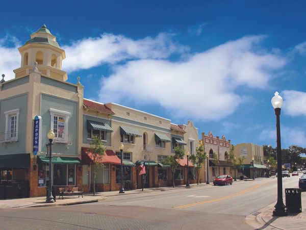 Downtown New Port Richey.  Florida Sports Coast.  Historic Downtown.  Visit Florida 