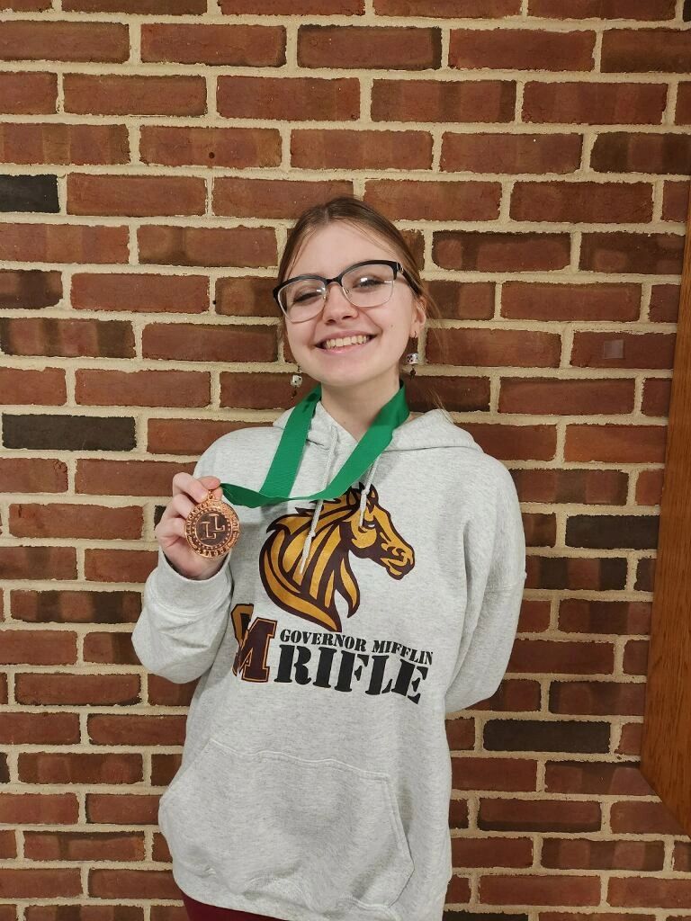 RIFLE ... Emily Hammer (GM) finishes 6th at league championship
