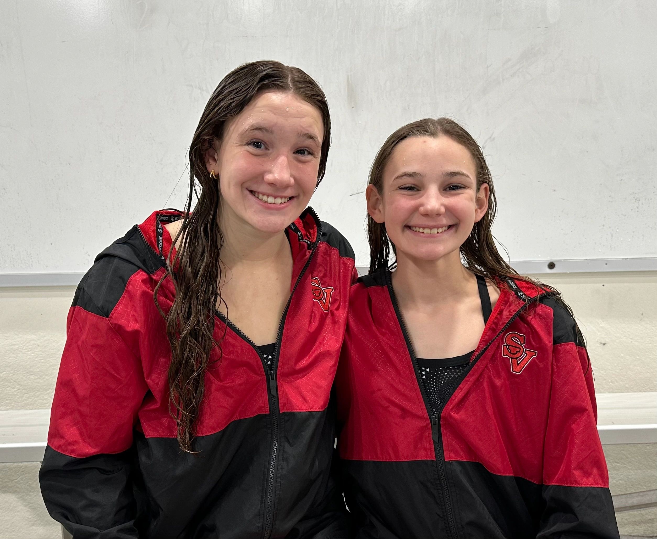 Walborn Sisters Lead Panthers Past Eagles; Exeter Wins Boys Meet