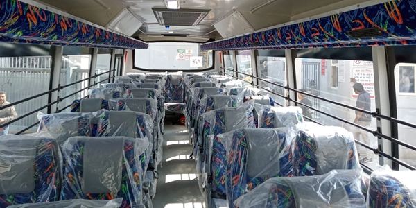 Premium Interiors of School Bus, Aerocoach. Delhi NCR