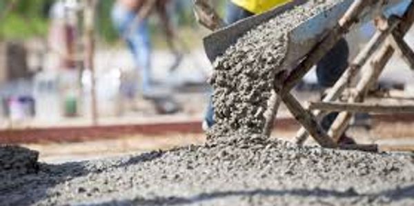 Concrete the starts out soft but ends up Hard 