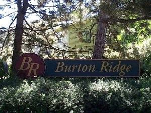 Picture of the Burton Ridge sign off Burton Street SE in Grand Rapids, MI.
