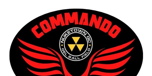 Nuketown GC Gel Ball field Command logo