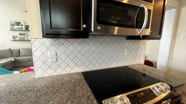 Kitchen Backsplash Install