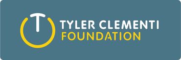 Logo of Tyler Clementi Foundation with a stylized 'T' and circular design.