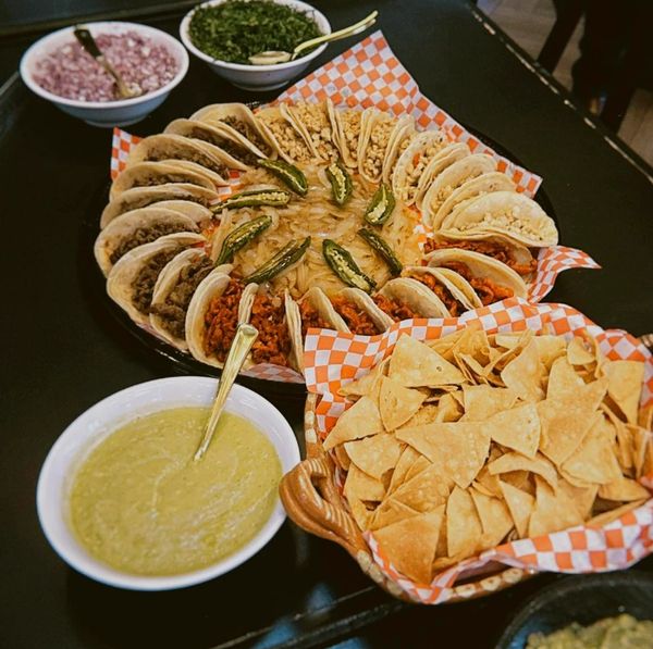 Tacos at H Town Brewery