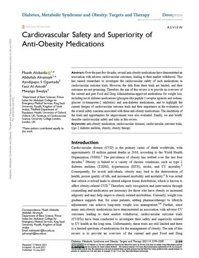 Cover Image of the Research Paper: Cardiovascular Safety And Superiority