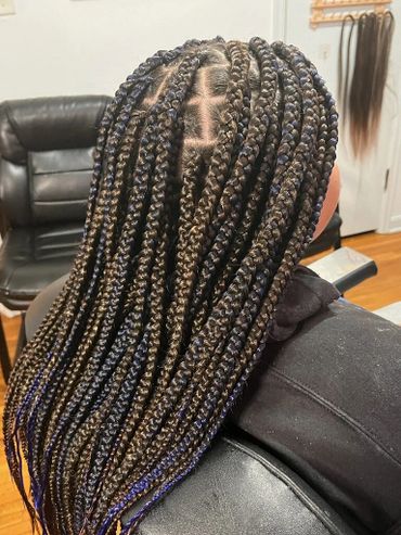 Medium box braids #donebydd