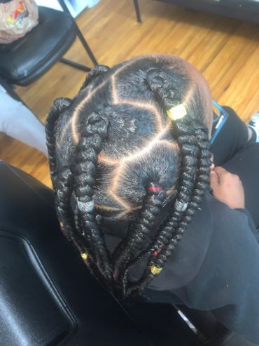 Kid box braids #donebydd