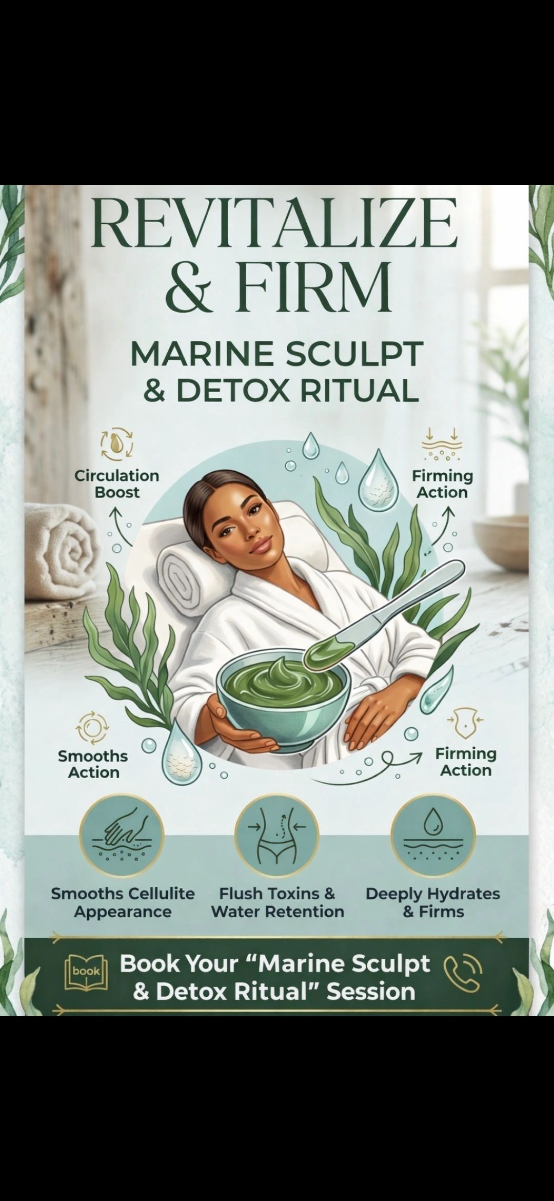 Revitalize and firm with the Marine Sculpt &amp; Detox Ritual for smooth, hydrated skin.