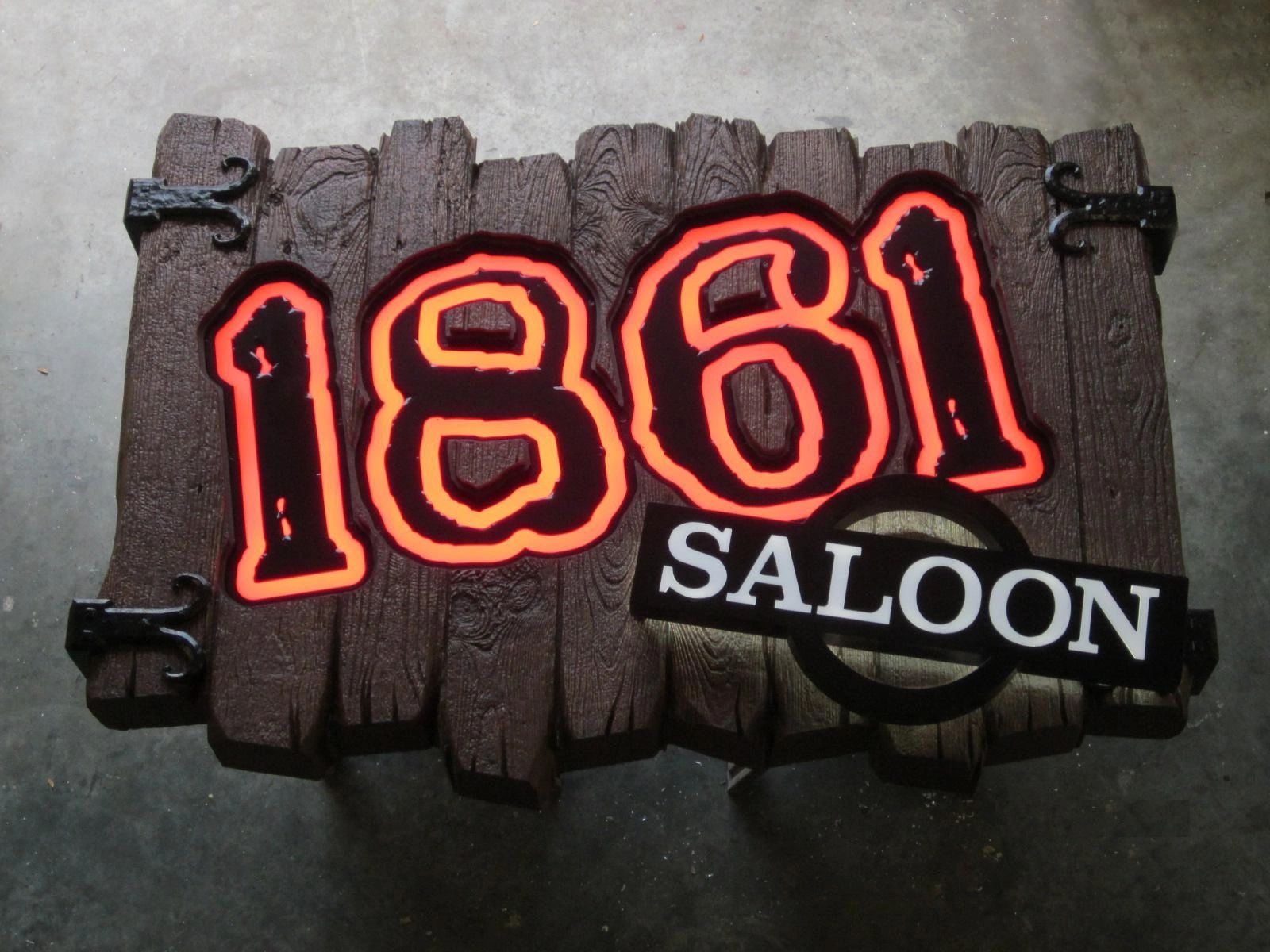 Our award winning 1861 sign