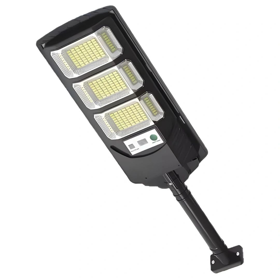 kh Acrylic Solar Street Lights Outdoor Waterproof 144 LED 60 W Solar Dusk to Dawn Flood Light Outside Solar Powered Security Exterior Wall Mount Lamp Motion Sensor Remote Control (Pack of 1)