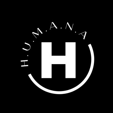 Logo con la letra H y la palabra HUMANA.