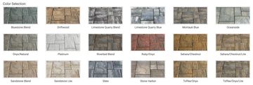 Paver color options