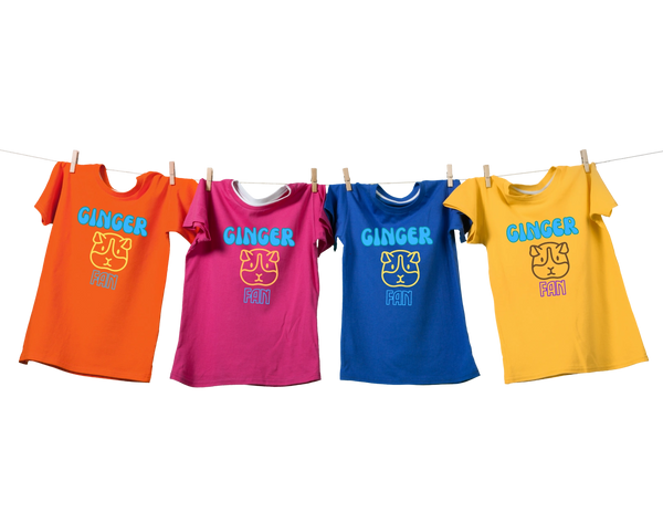 Lets Celebrate our furry friend Ginger,
with this unique design t shirt!!
