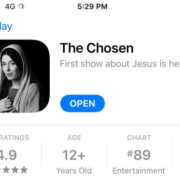 Tap to go to The Chosen App