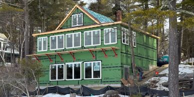 New windows installed on custom home build