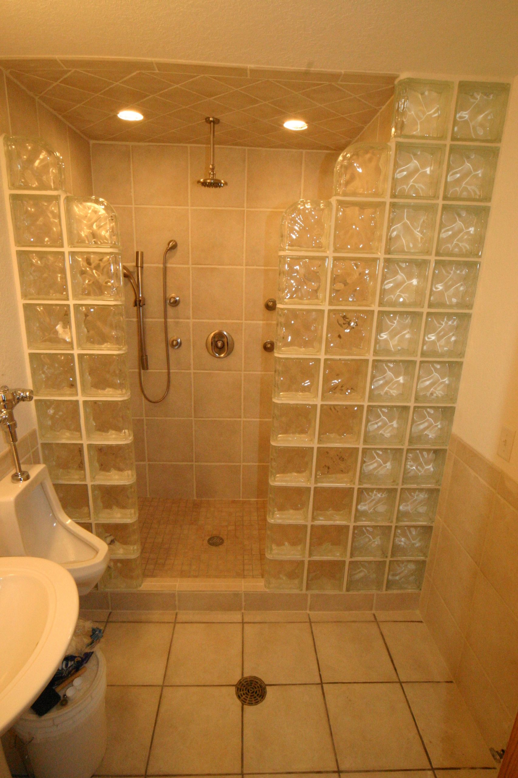 Glass Block Shower Customized Construction Inc