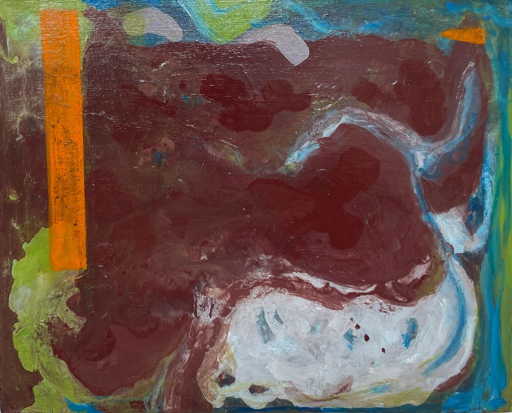Acrylic on birch panel 20x25cm 2026