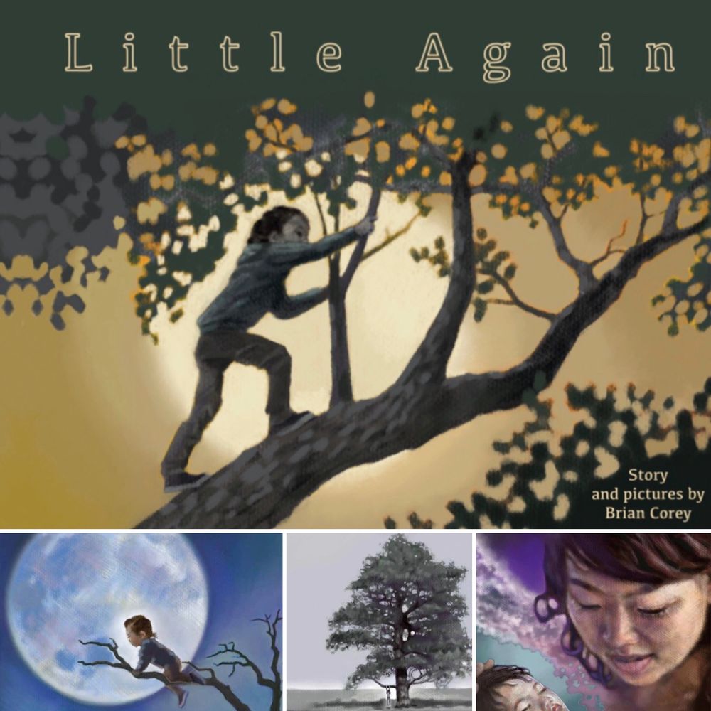Cover and excerpts from Little Again 