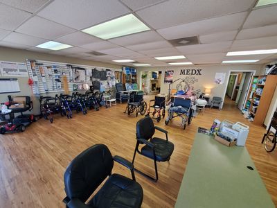 Medx Medical equipment showroom at 1005 N kingshighway St, Cape Girardeau Missouri