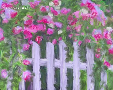 Summer's Roses a Pleasant Retreat