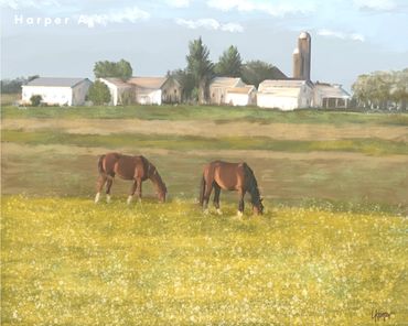 Driving through Lancaster, Pennsylvania gives numerous opportunities to catch natural beauty.