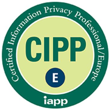 Certified Information Privacy Professional Europe badge by IAPP.