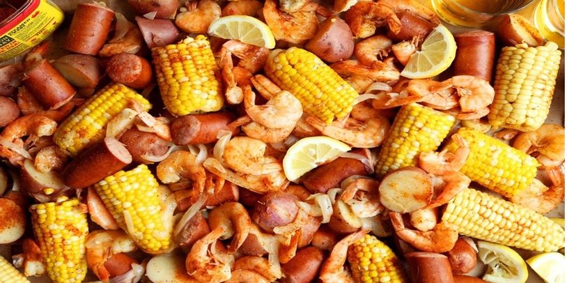 Coastal Seafood Boil with Cinders and Salt personal chef in South Walton
