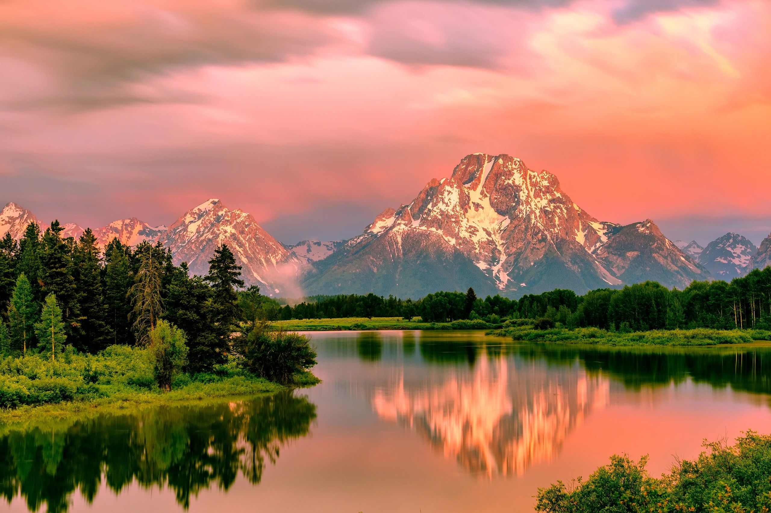 Mountain with Lake