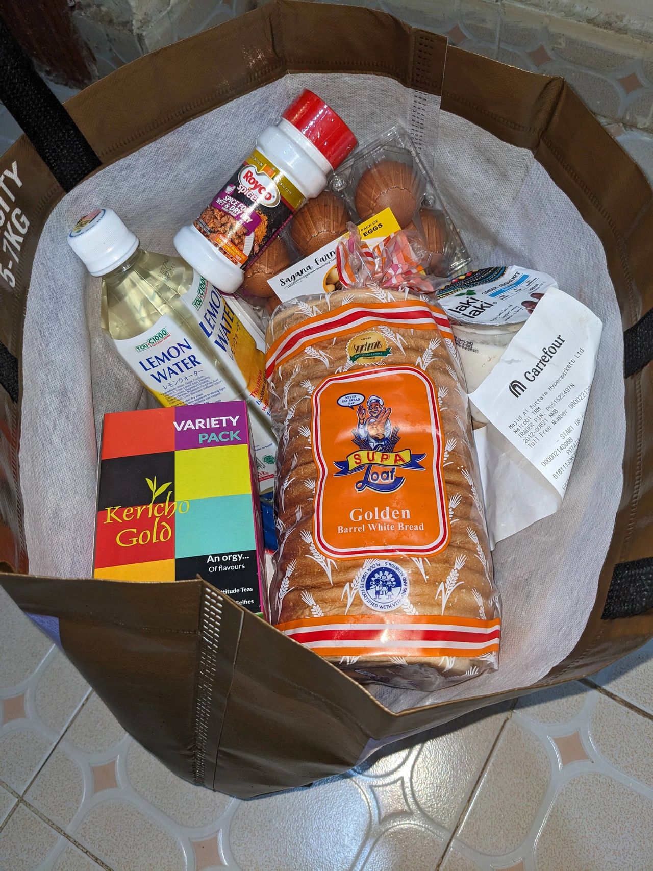 Basic Kenyan Grocery Items