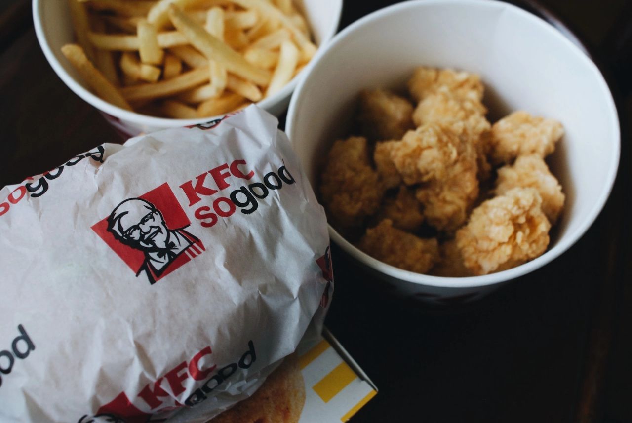 KFC Chicken and Chips/Fries Bucket Meals