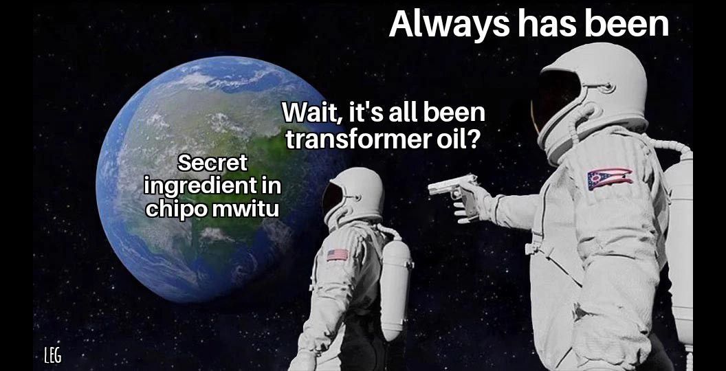 chips mwitu, transformer oil