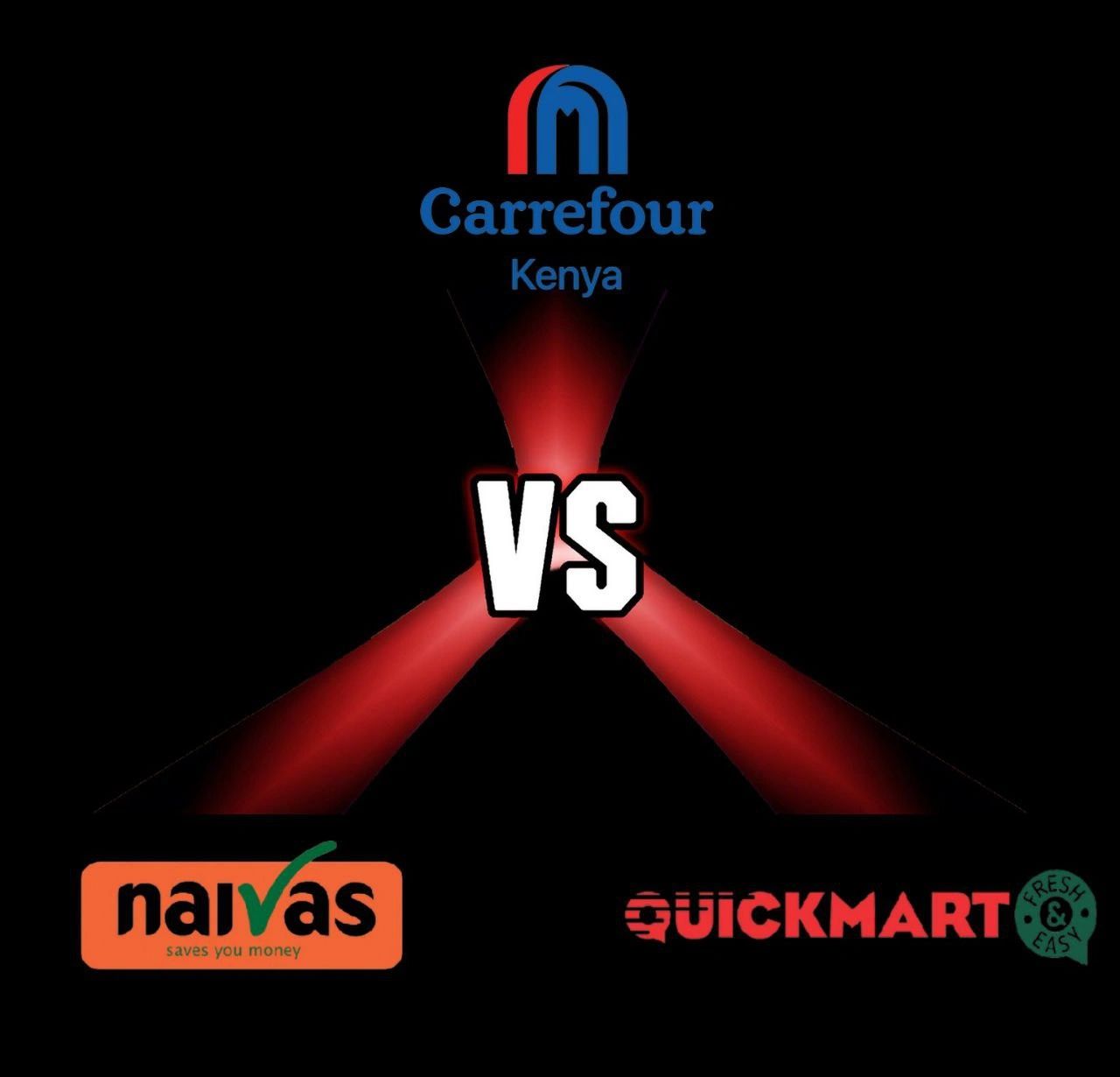 Naivas, Quickmart, Carrefour