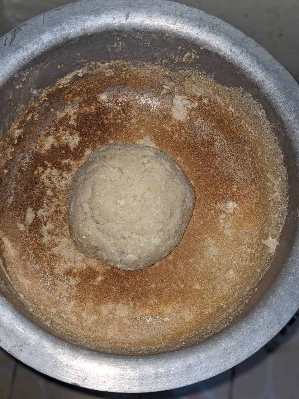 Ugali dough ready to serve
