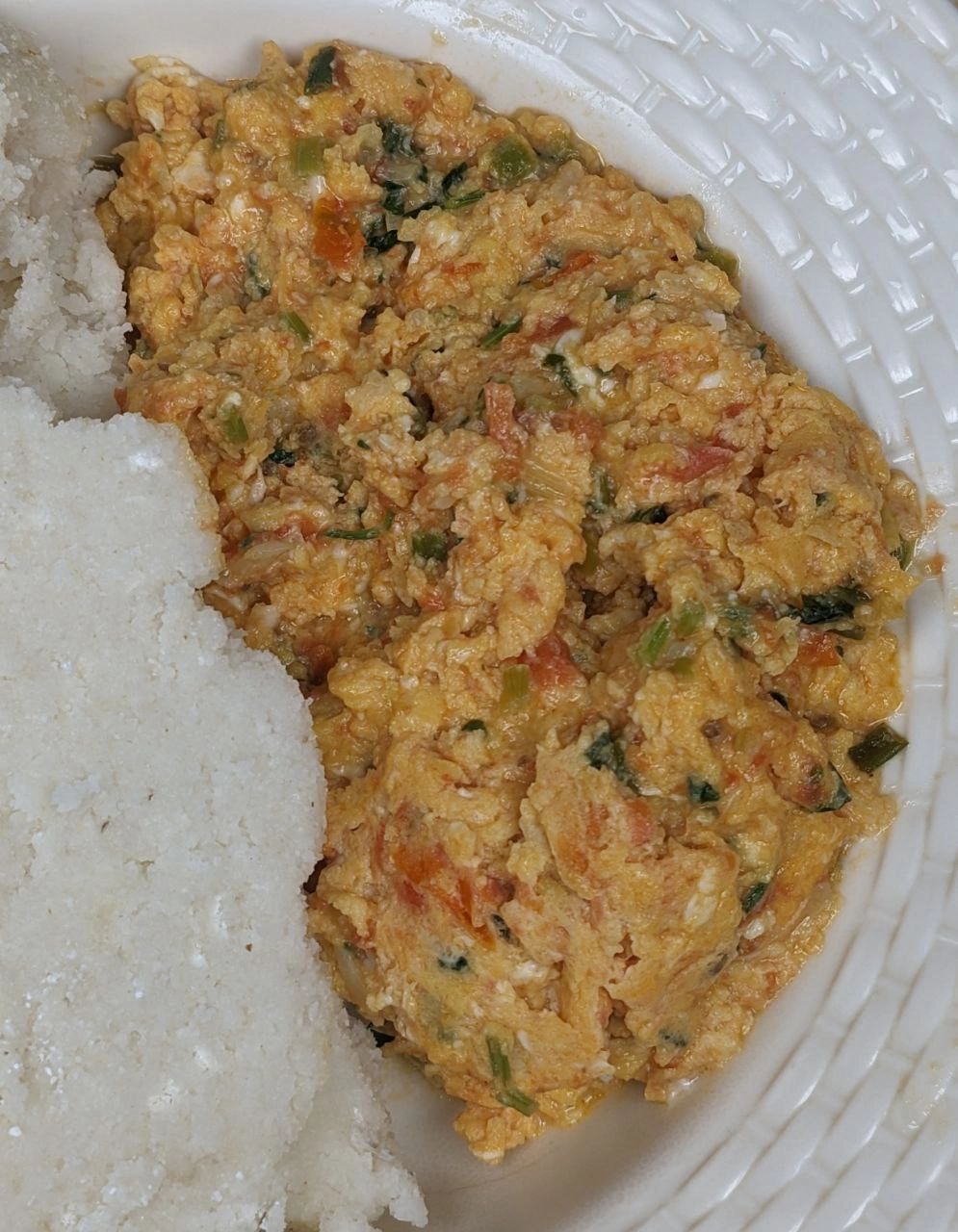 Ugali and Mayai (Egg Curry)
