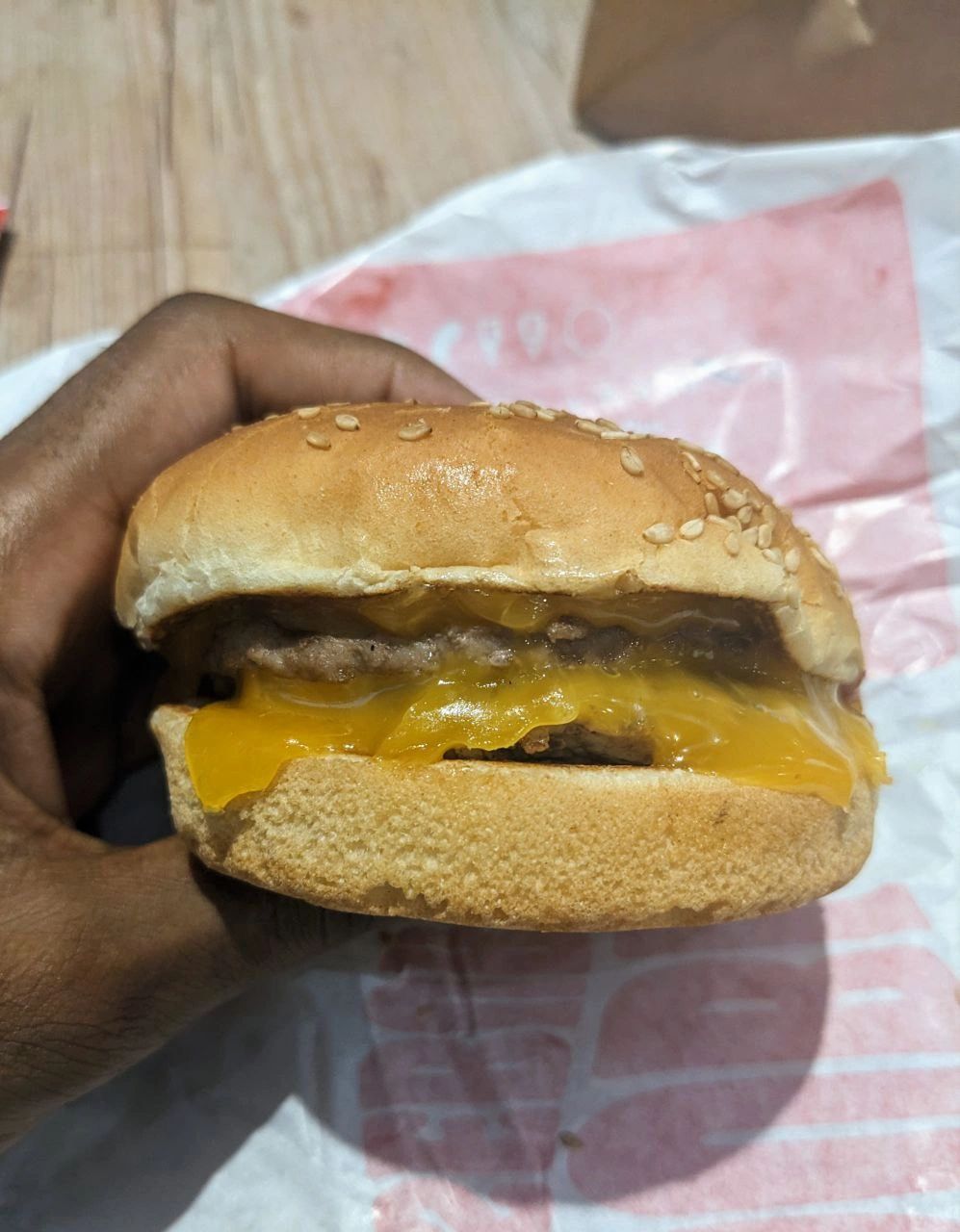 BK's  Double Cheeseburger