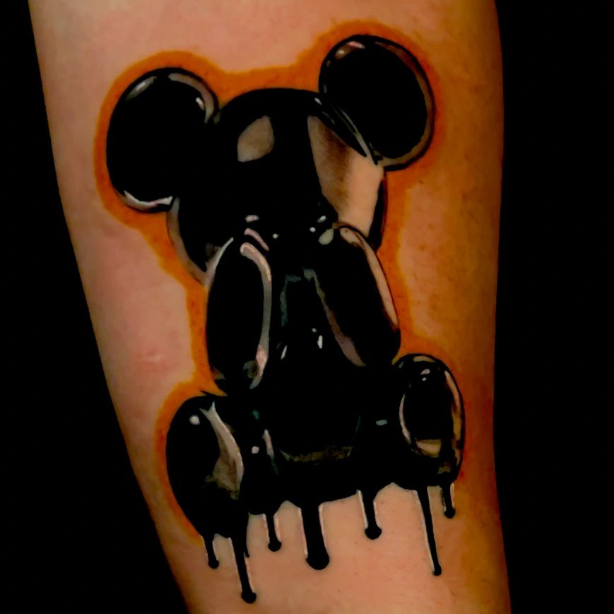 chrome gummy bear tattoo