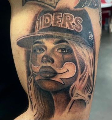 chicano payasa tattoo
