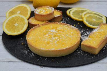 Alternate view of a selection of Lemon Citron tarts