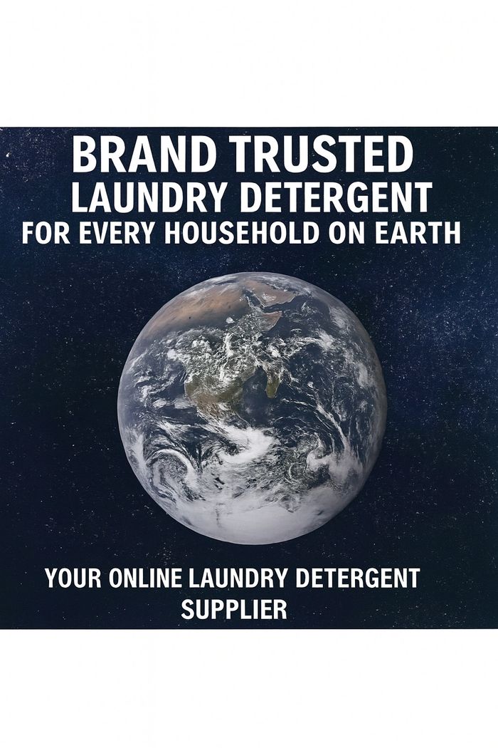 Advertisement for a trusted laundry detergent brand worldwide.
