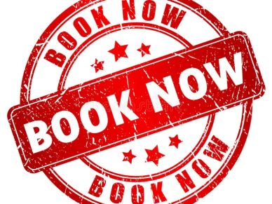 Red 'Book Now' stamp.